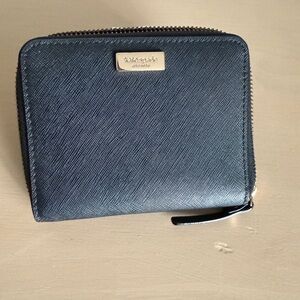 Kate Spade Black Zip-Around Wallet